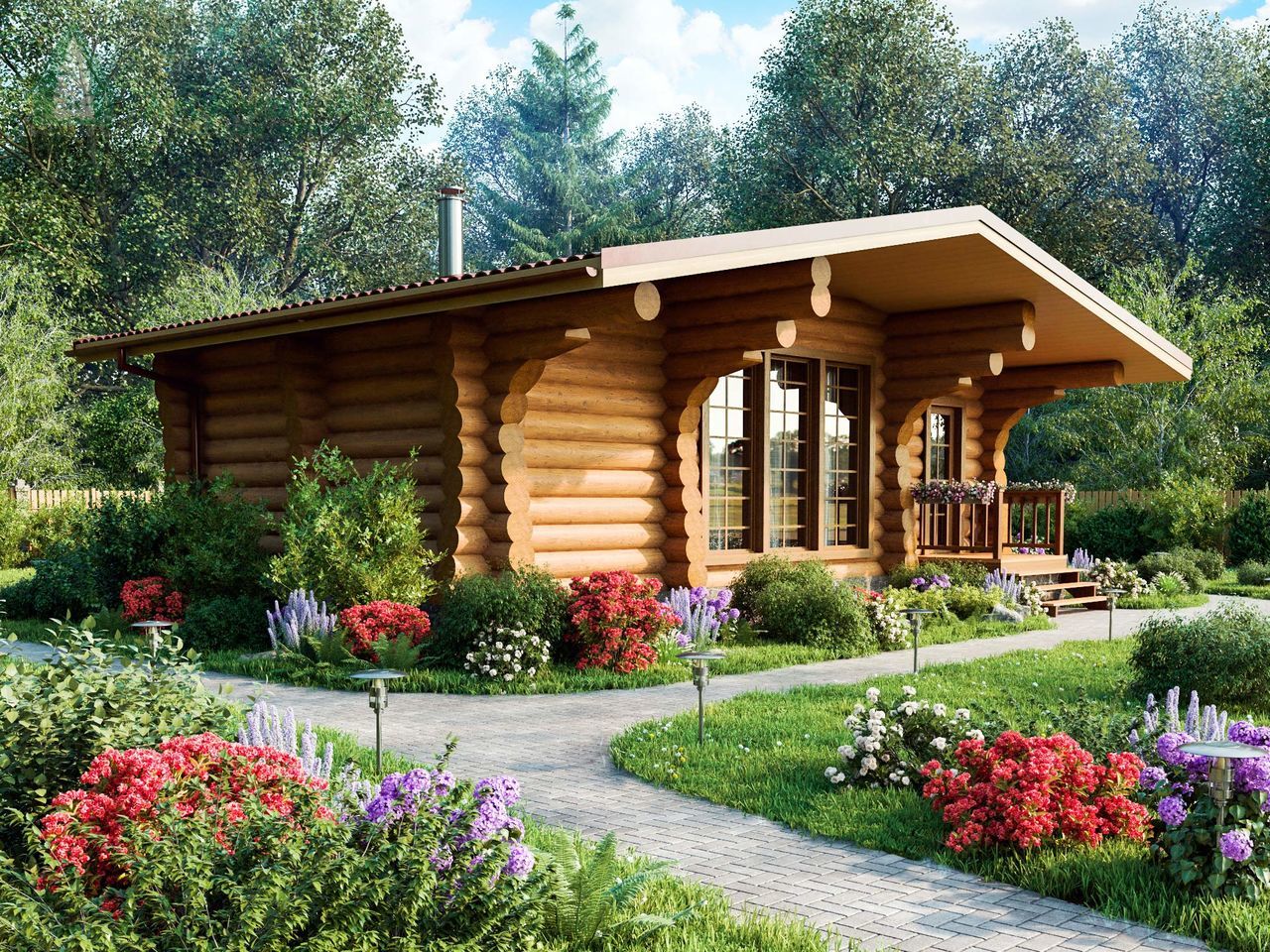 Баня из бревна VZ-631